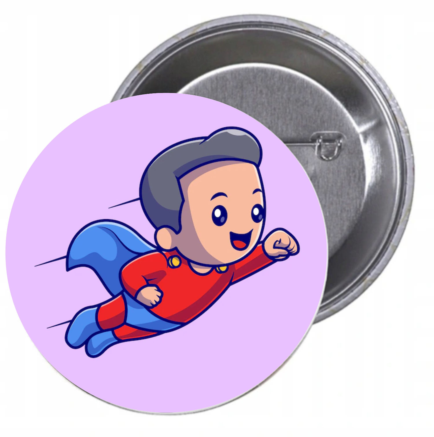 Przypinki buttony SUPER BOHATER twój wybór znaczki