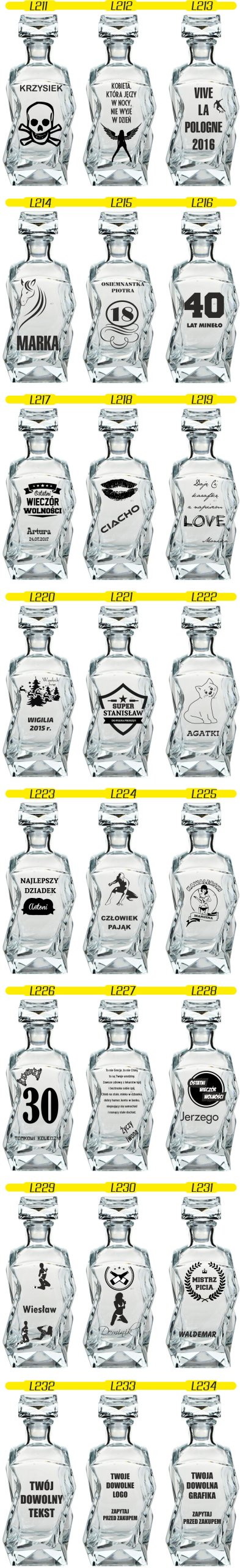 KARAFKA z grawerem prezent dla DZIADKA dedykacja