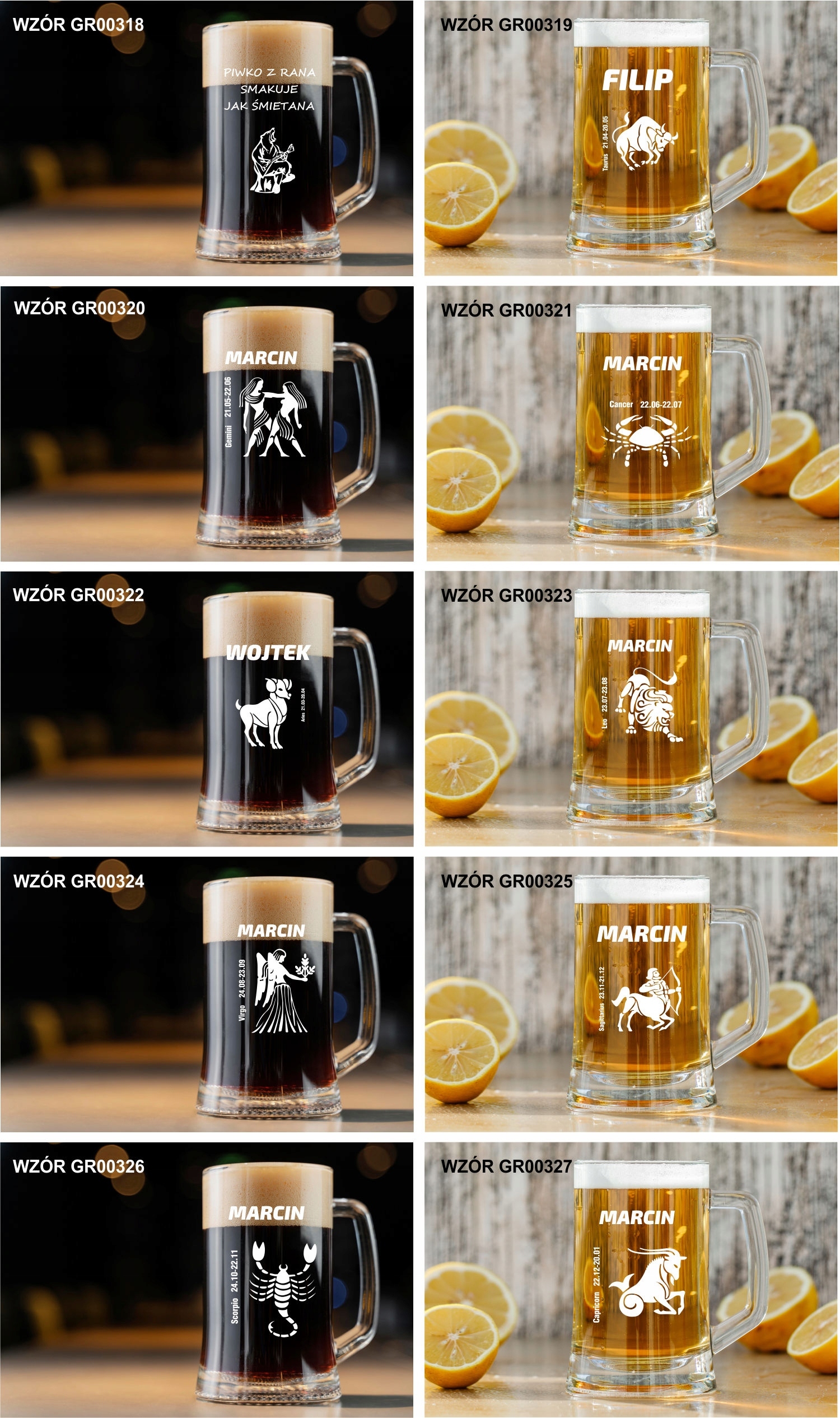 Kufel do Piwa GRAWEROWANY prezent dla DZIADKA HIT!