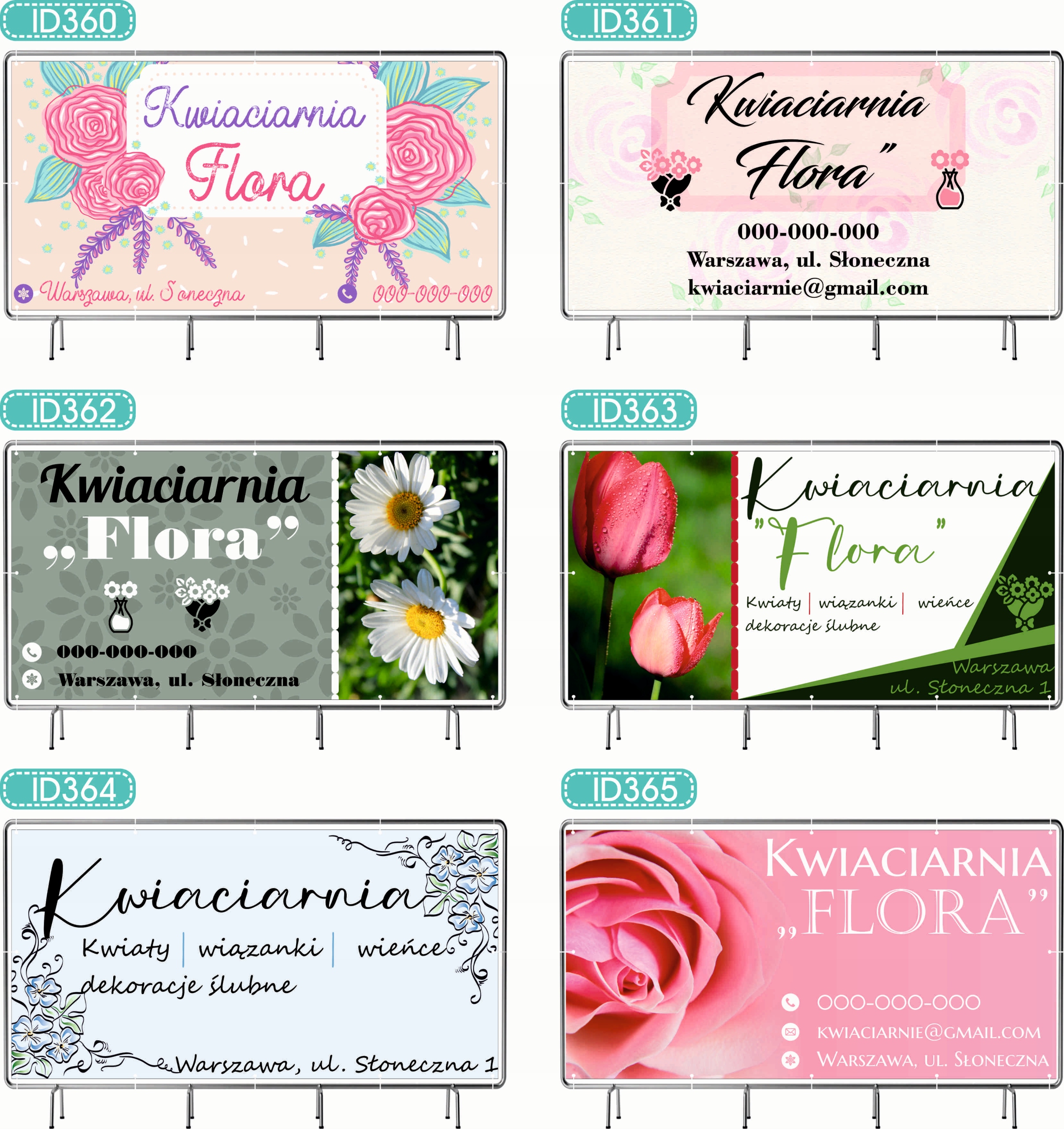 BANER REKLAMOWY 300x150cm oczkowany projekt w cenie AGENCJA OCHRONY