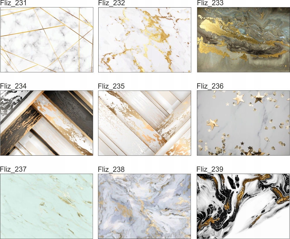 OBRAZ marmur złoty srebrny linie kamień 120x80