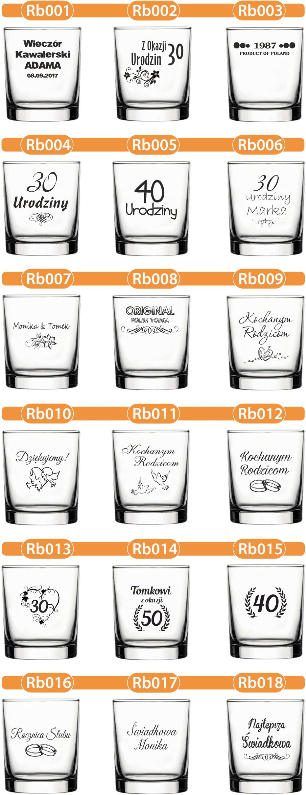 KARAFKA z grawerem + 6 szklanek PREZENT URODZINY