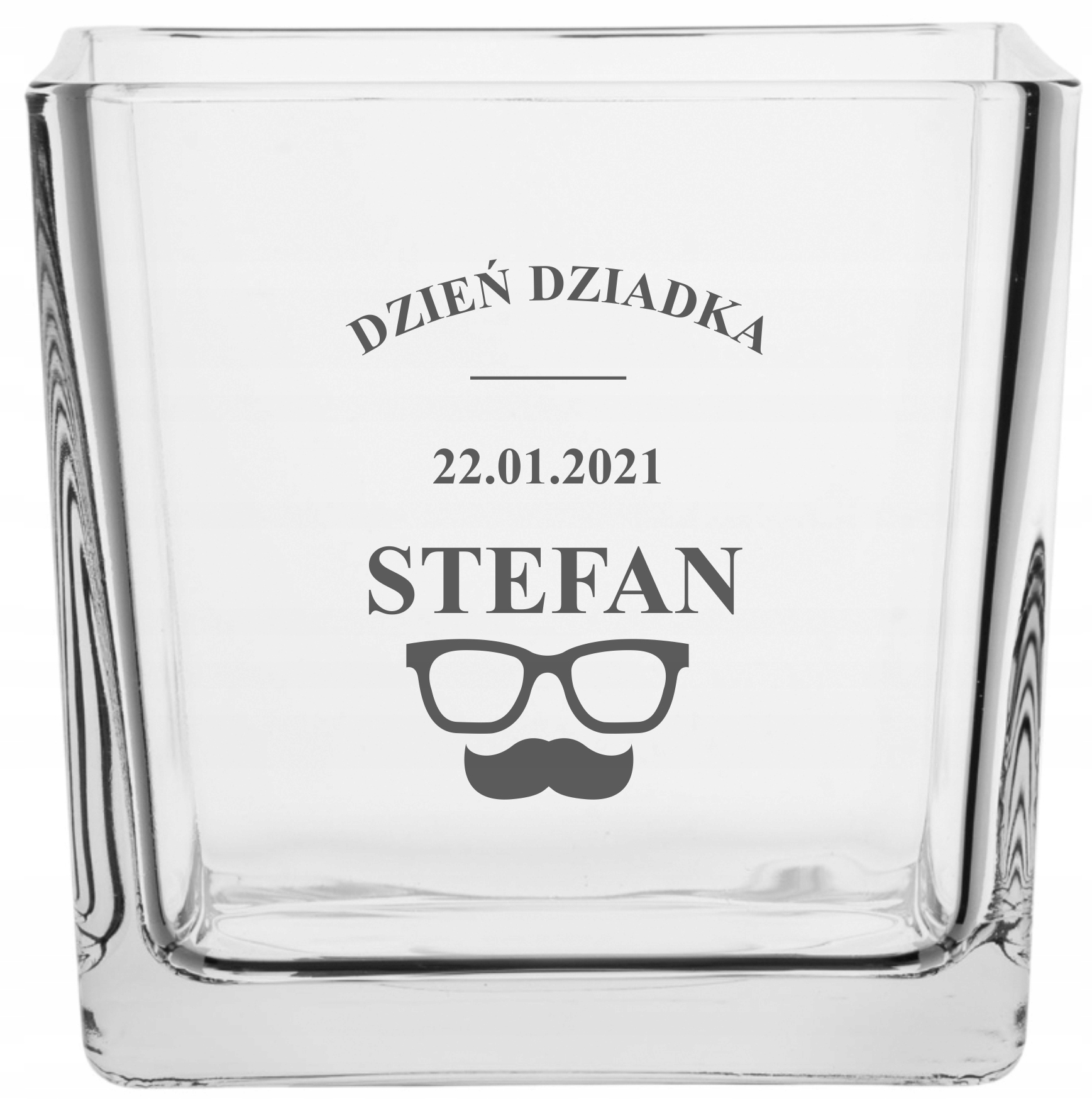 Wazon grawer PREZENT na Dzień Dziadka Babci