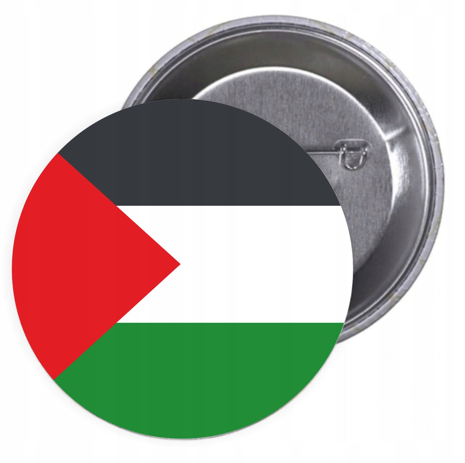 Przypinki buttony FLAGA PALESTYNA z grafiką TANIO