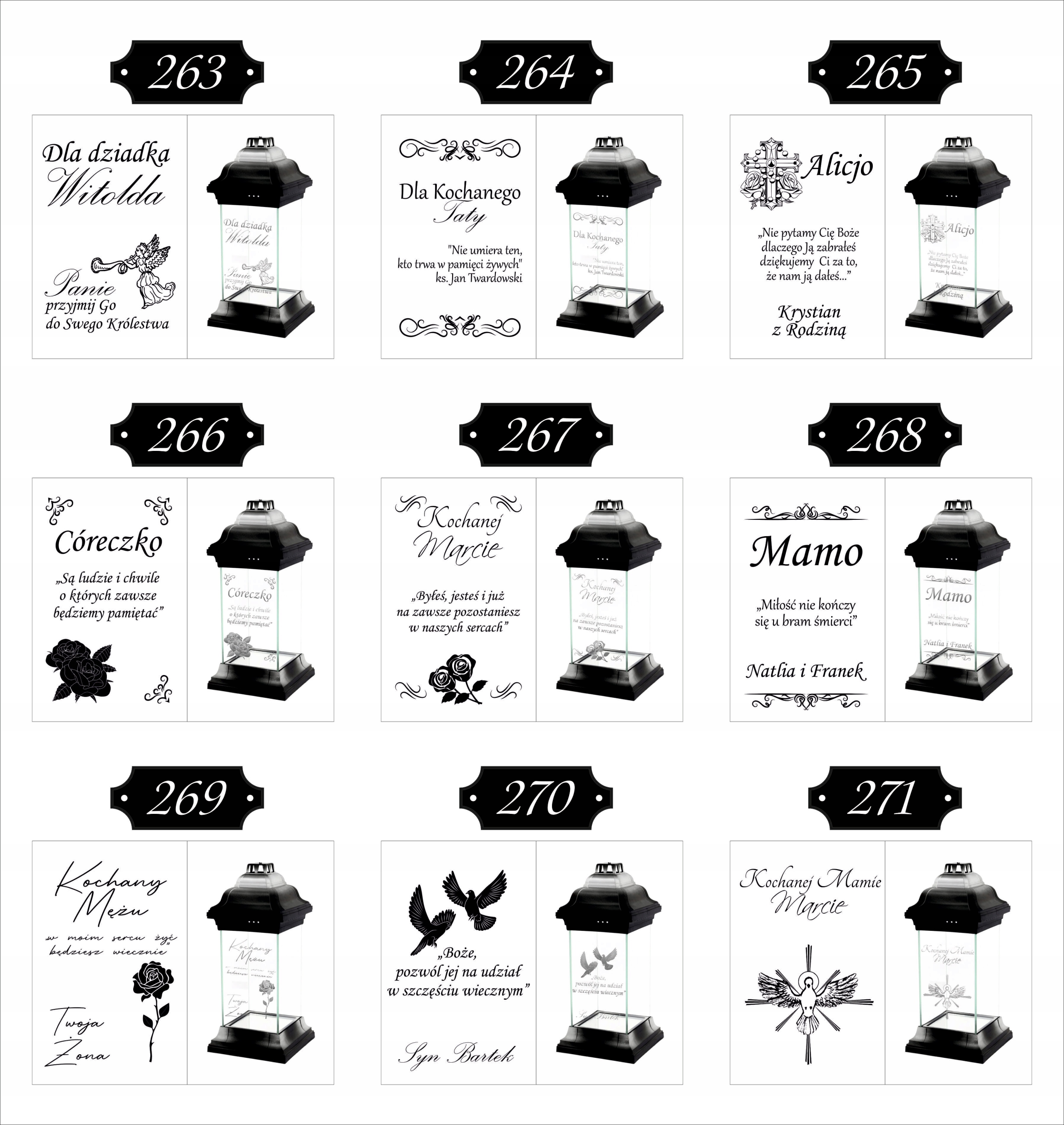 ZNICZ personalizowany GRAWER wszystkich świętych personalizacja DLA MATKI