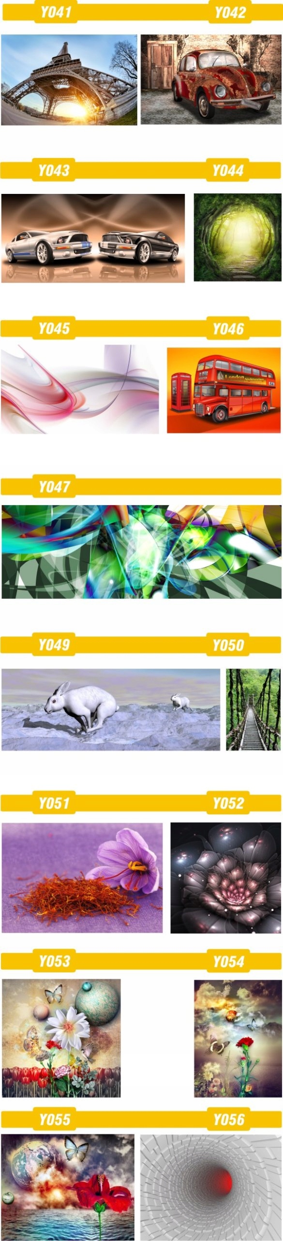 PLAKAT perspektywa NOWOCZESNE wzory 3D JAKOŚĆ hit!