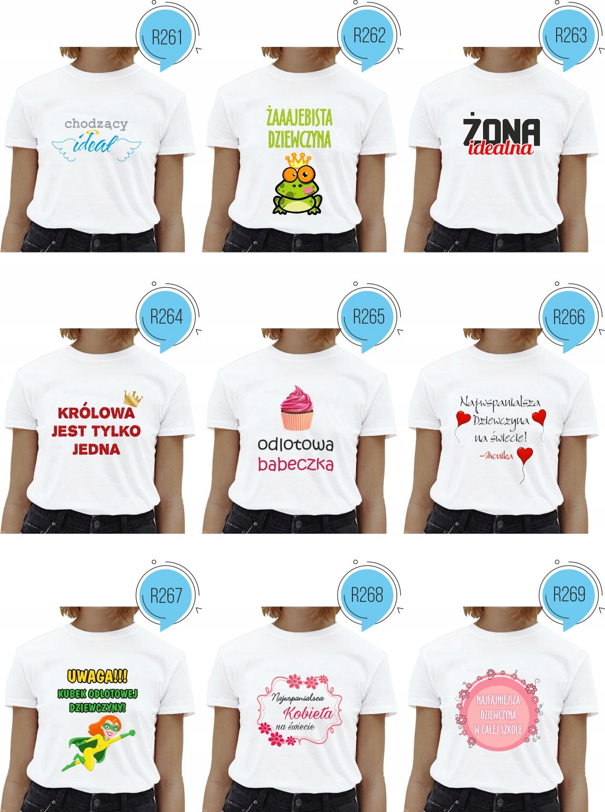 Koszulka z napisem BRAK FACETA BRAK PROBLEMU