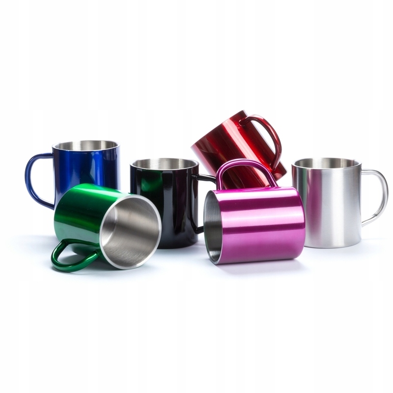 Kubek metalowy z grawerem PREZENT dla Dziadków