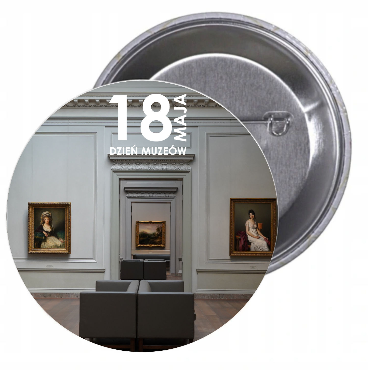 Przypinki buttony DZIEŃ MUZEÓW HIT