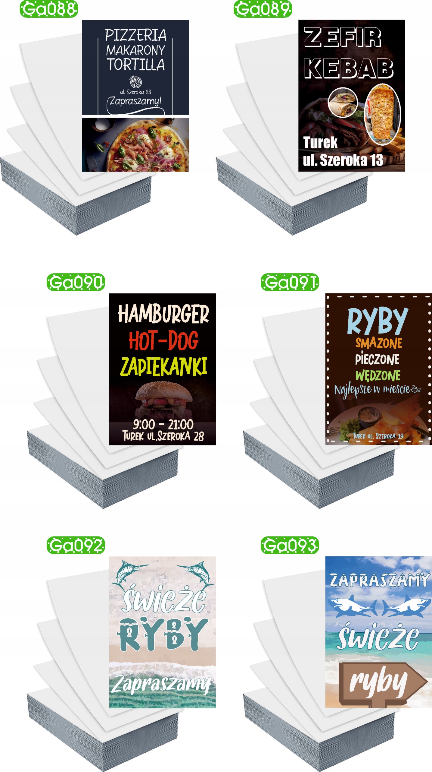 Ulotki A5 5000szt reklamowe firmowe różne wzory JAJA WIEJSKIE SPRZEDAŻ