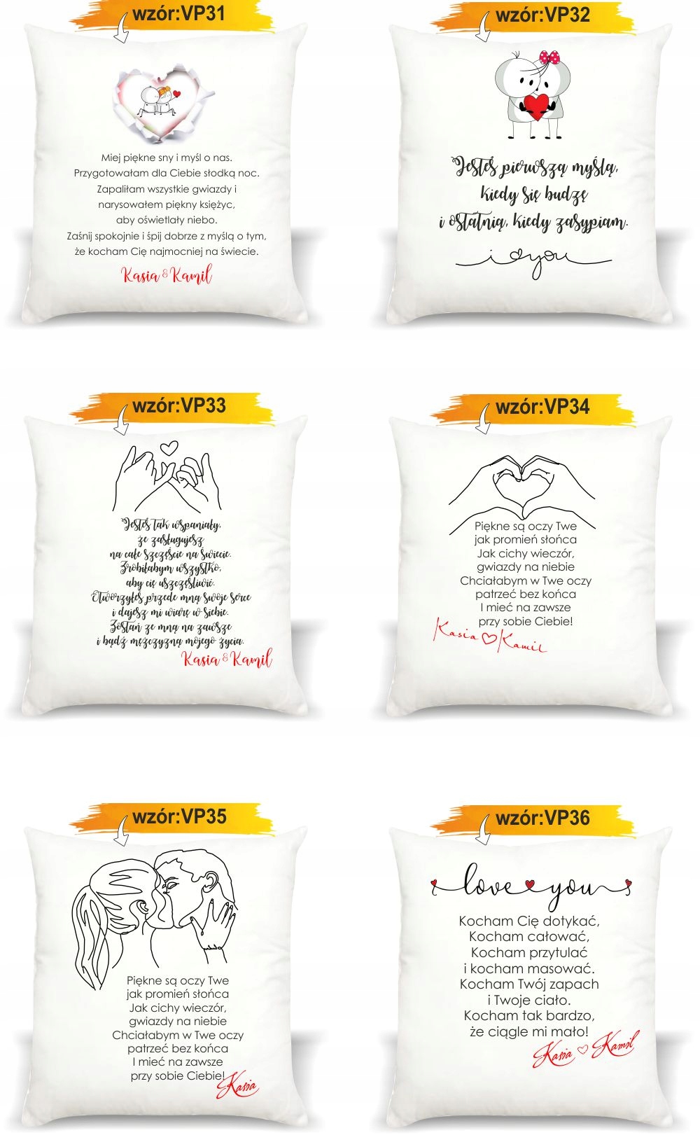 PODUSZKA PREZENT na Walentynki do pracy szkoły