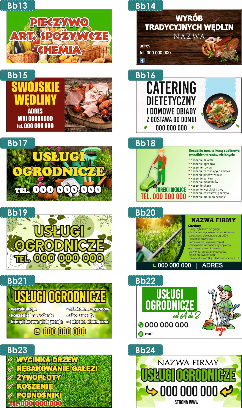 BANER REKLAMOWY projekt 130x80 cm MEBLE PRODUCENT