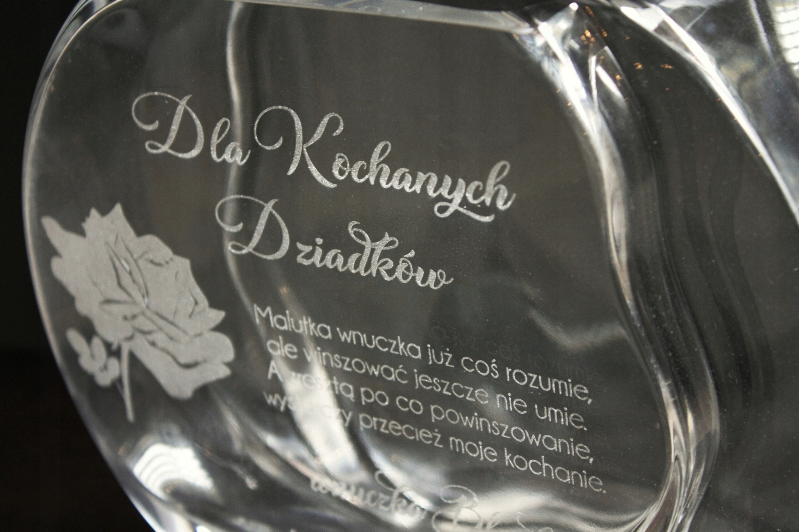 Wazon z grawer PREZENT dla dziewczyny żony