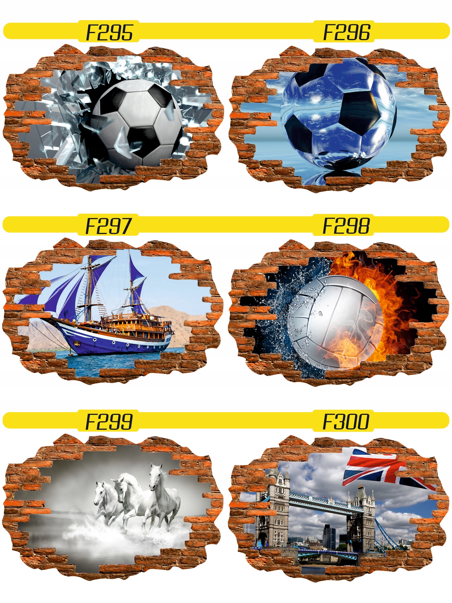 Naklejka samoprzylepna efekt 3D piłkarz stickers