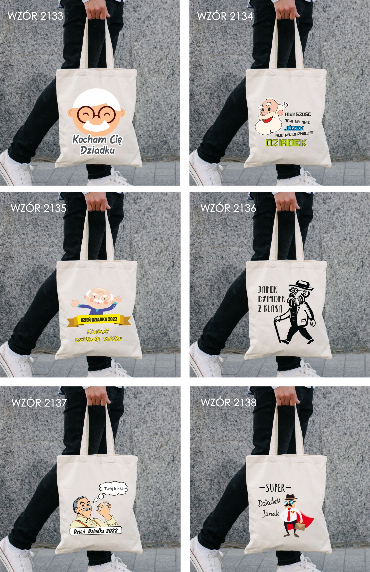 Eko Torba z imieniem PREZENT dla babci KOCHANA