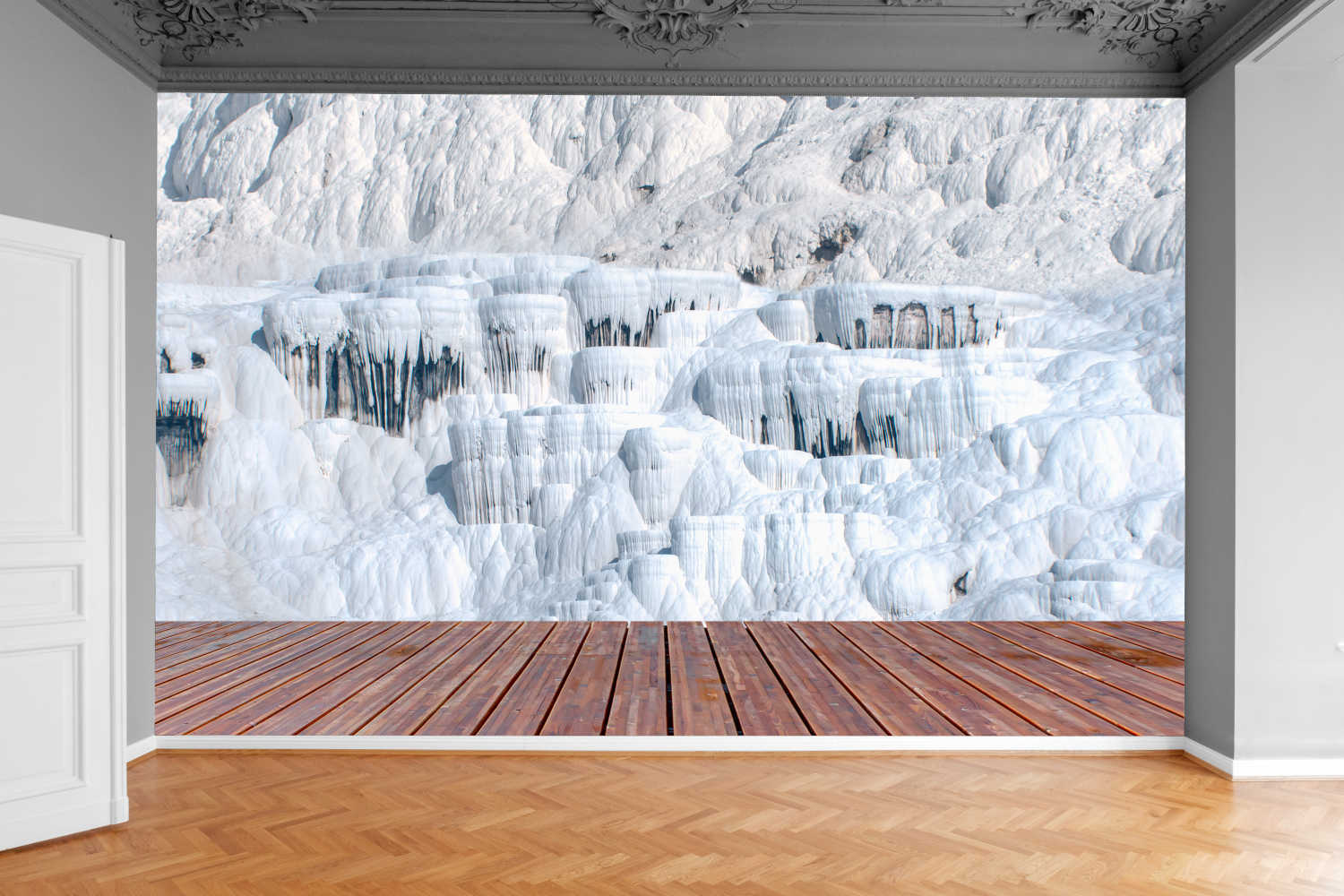 Fototapeta MOST BASEN TRAWERTYNOWY