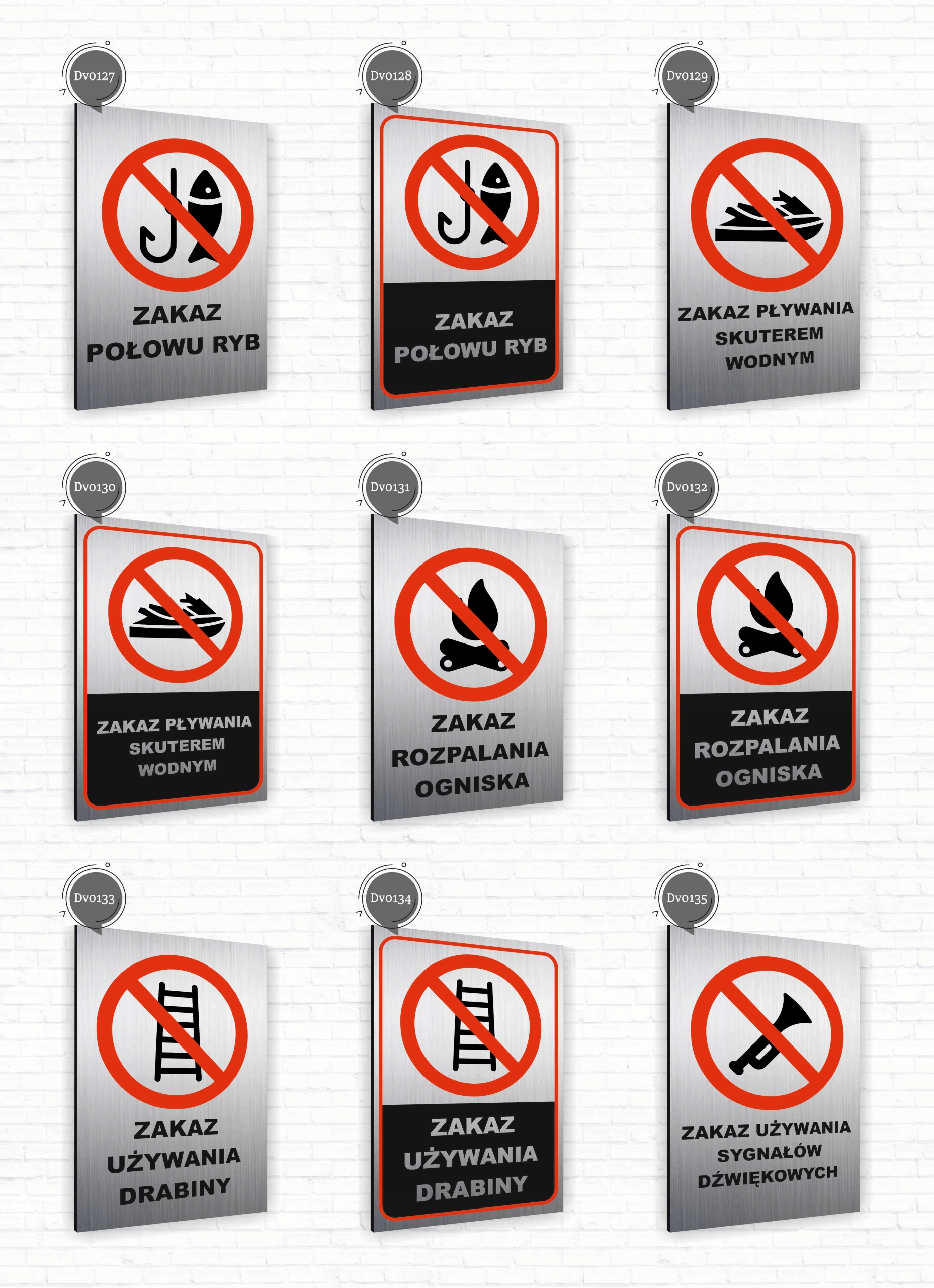 Tabliczka znak informacyjny 20x15 Srebrna NIE NISZCZYĆ ROŚLIN Nierdzewna