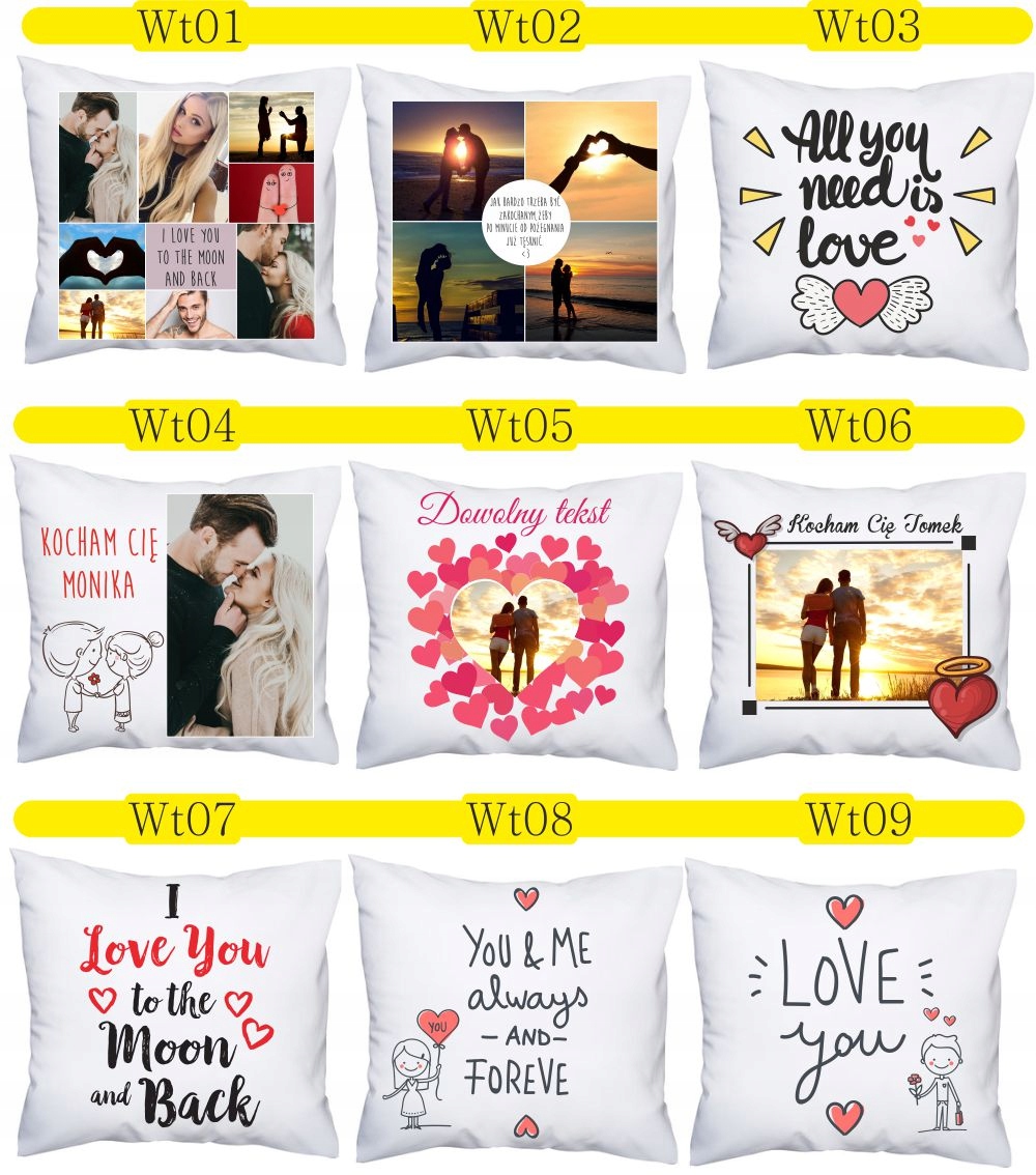 prezent NA dzień chłopaka męża FOTO poduszka