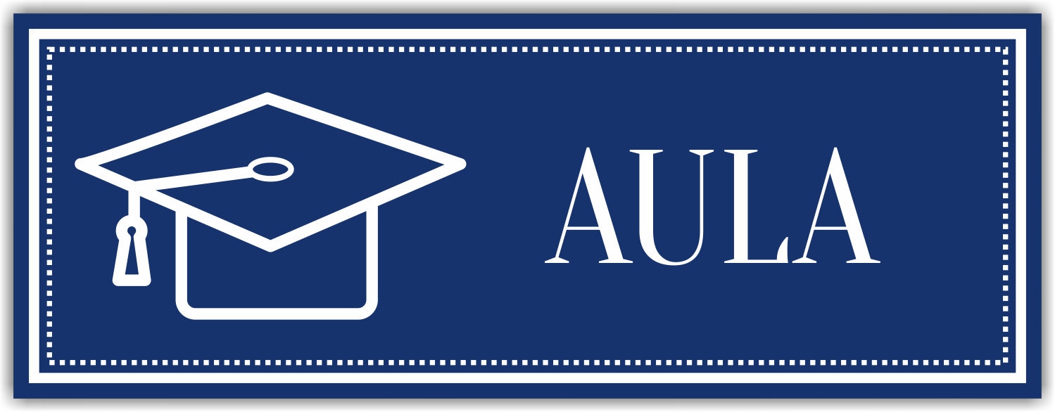 Tabliczka nierdzewana grawer AULA