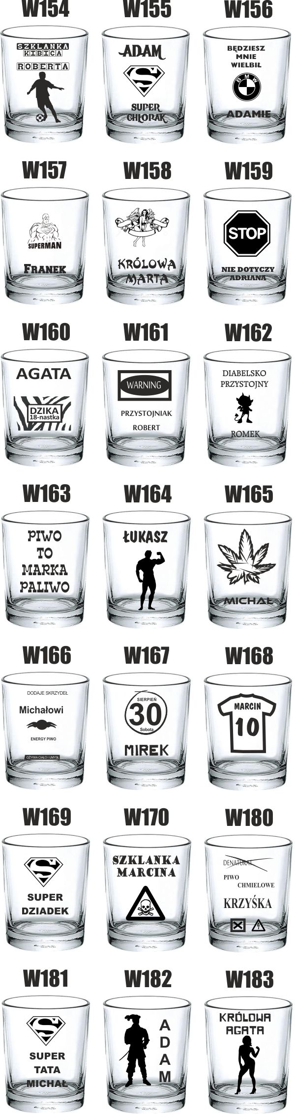 Szklanka WHISKY prezent na święta mikołajki grawer