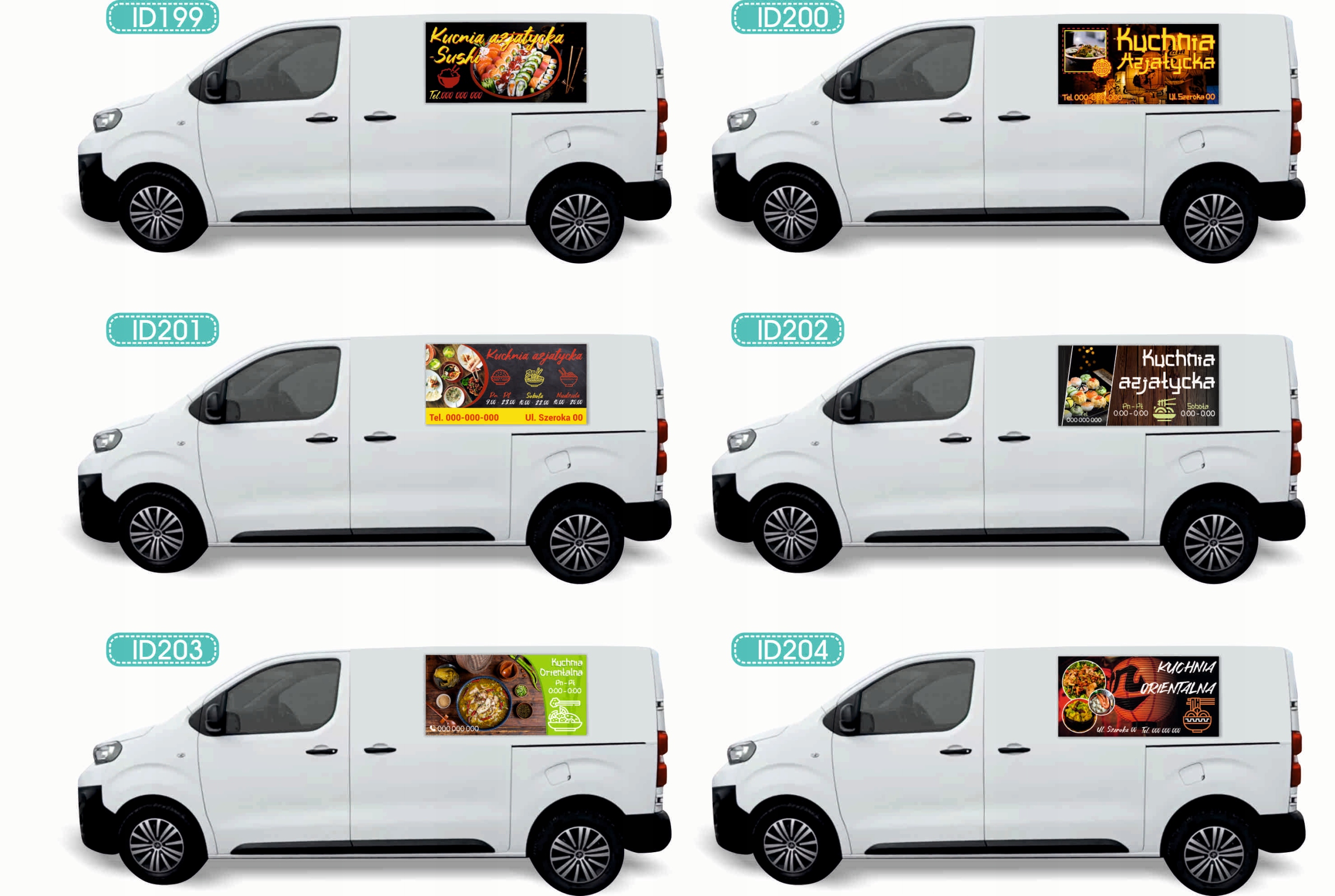 Reklama Naklejka na samochód różne wzory do wyboru AUTO KOSMETYKA