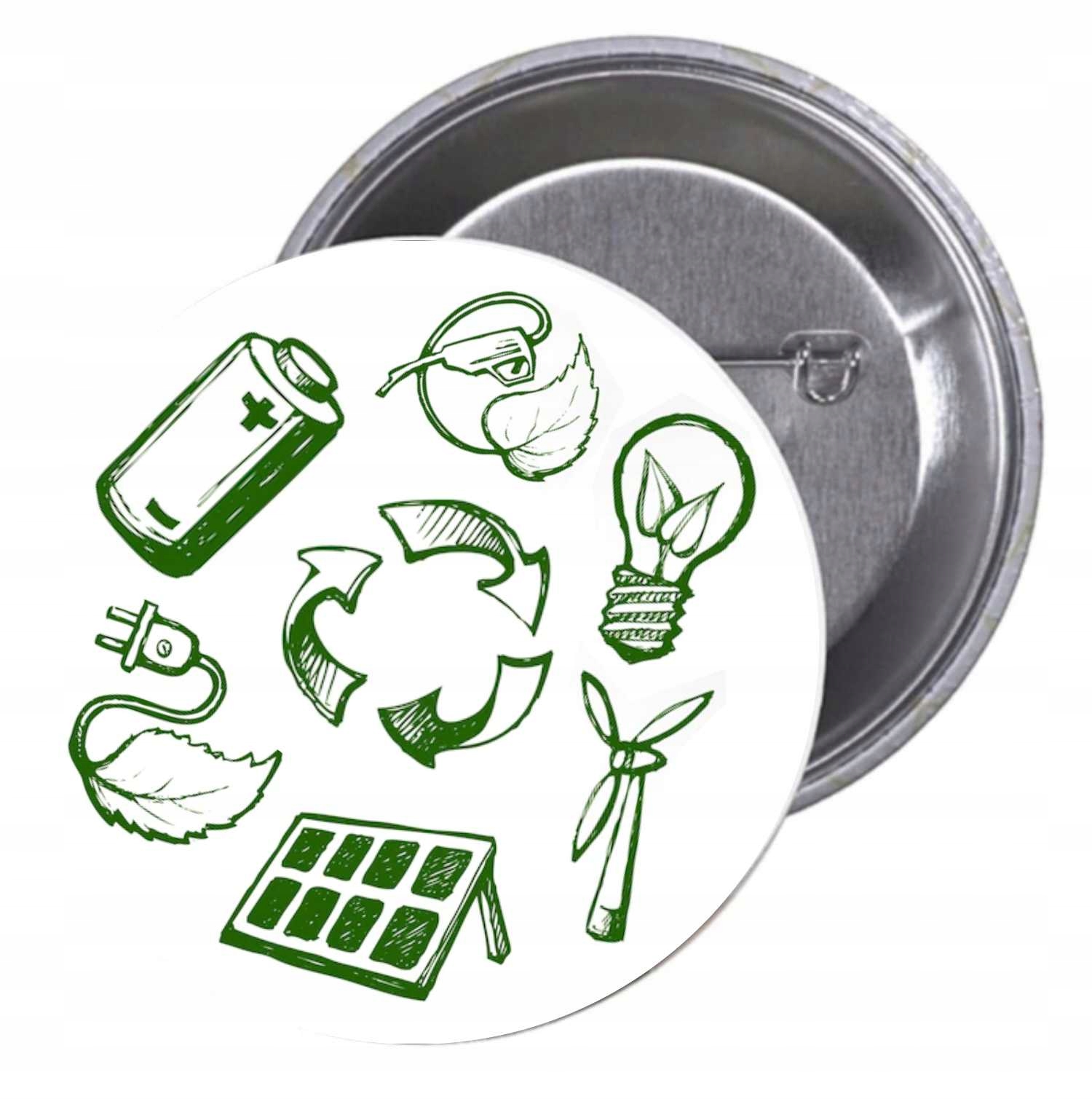 Przypinki buttony EKOLOGIA TANIO HIT