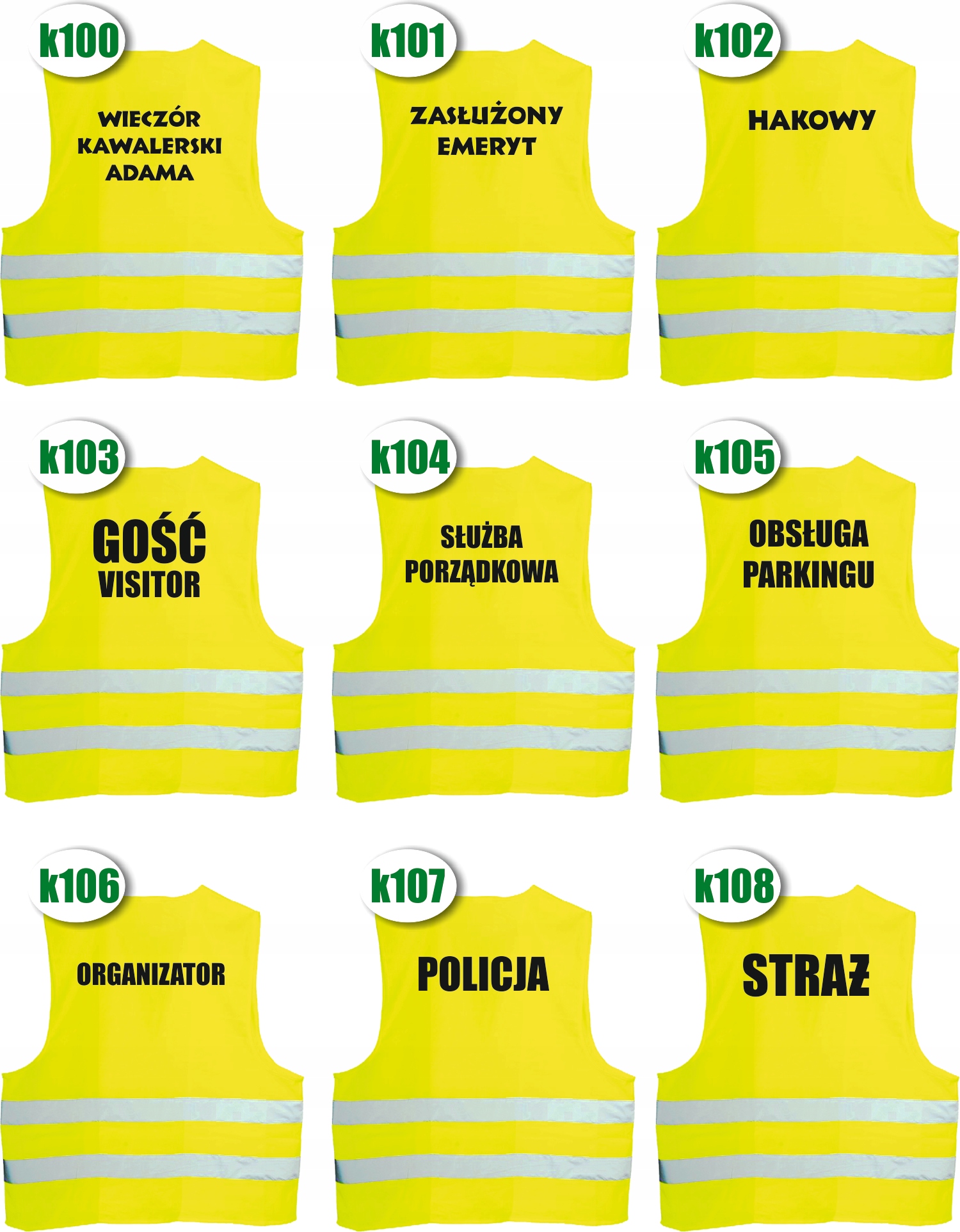 KAMIZELKA ODBLASKOWA BIURO INTER OBYWATELSKICH