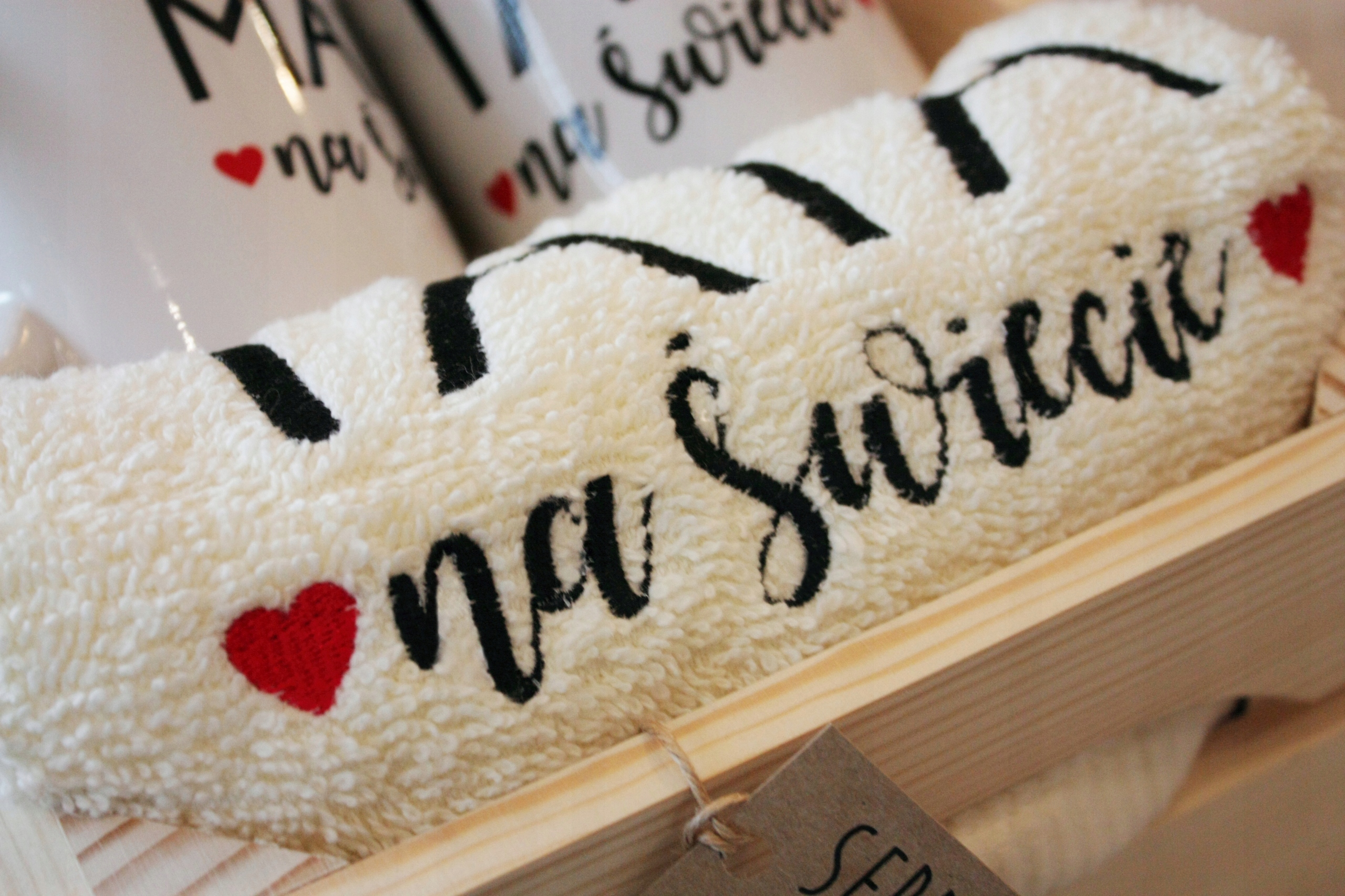 PREZENT RĘCZNIKI podziękowanie dla rodziców kubki