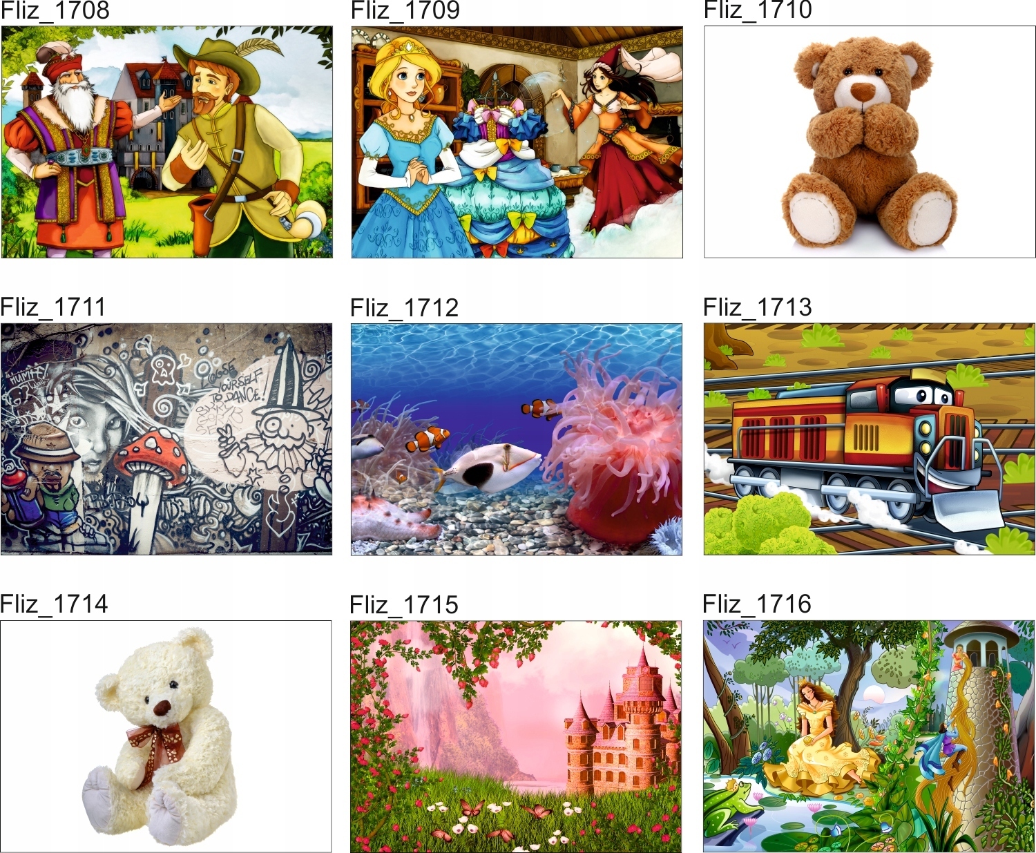 FOTOTAPETA dziecięca DLA DZIECI DO POKOJU 200x130