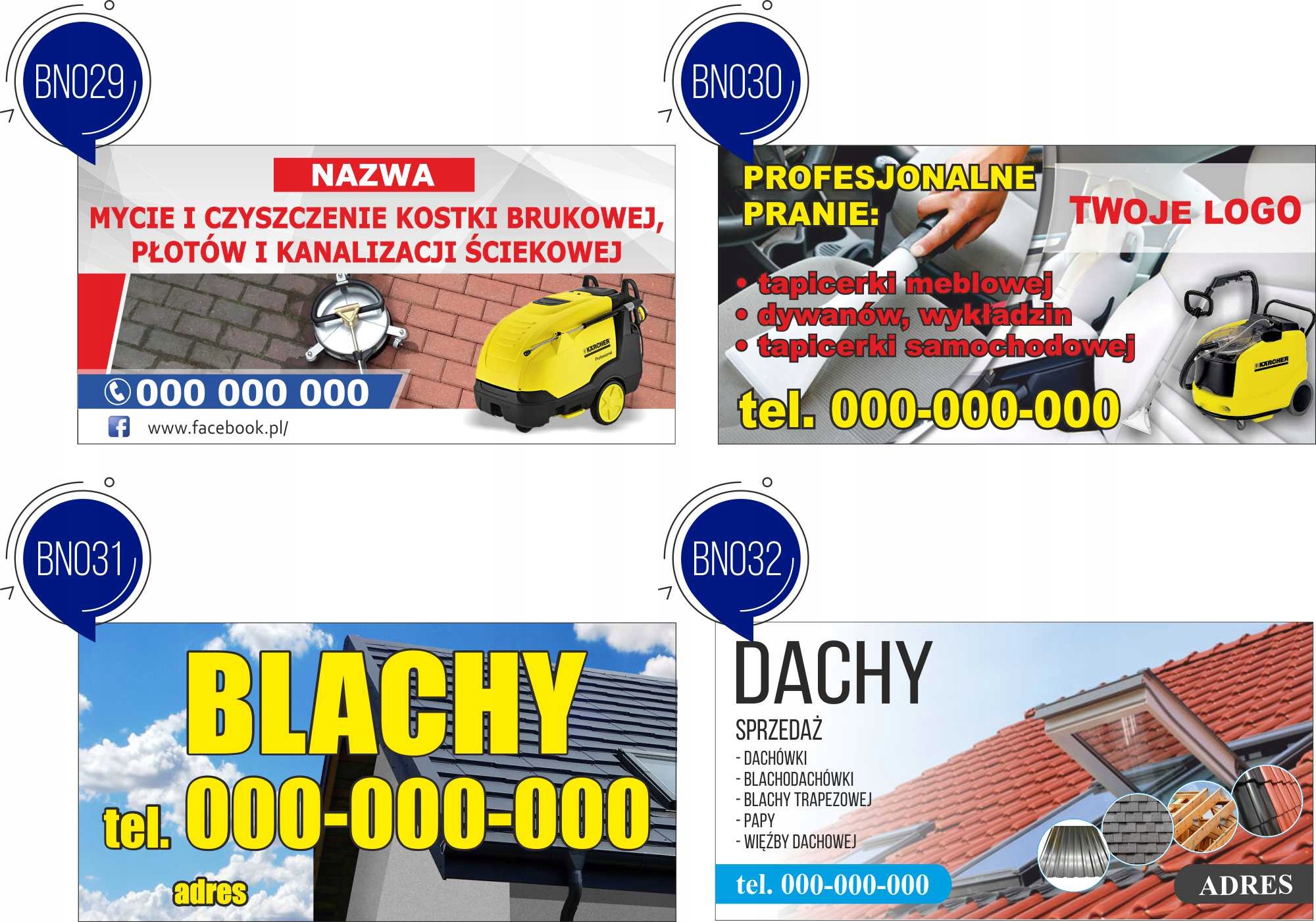 Reklama Naklejka na samochód WYNAJEM AUT