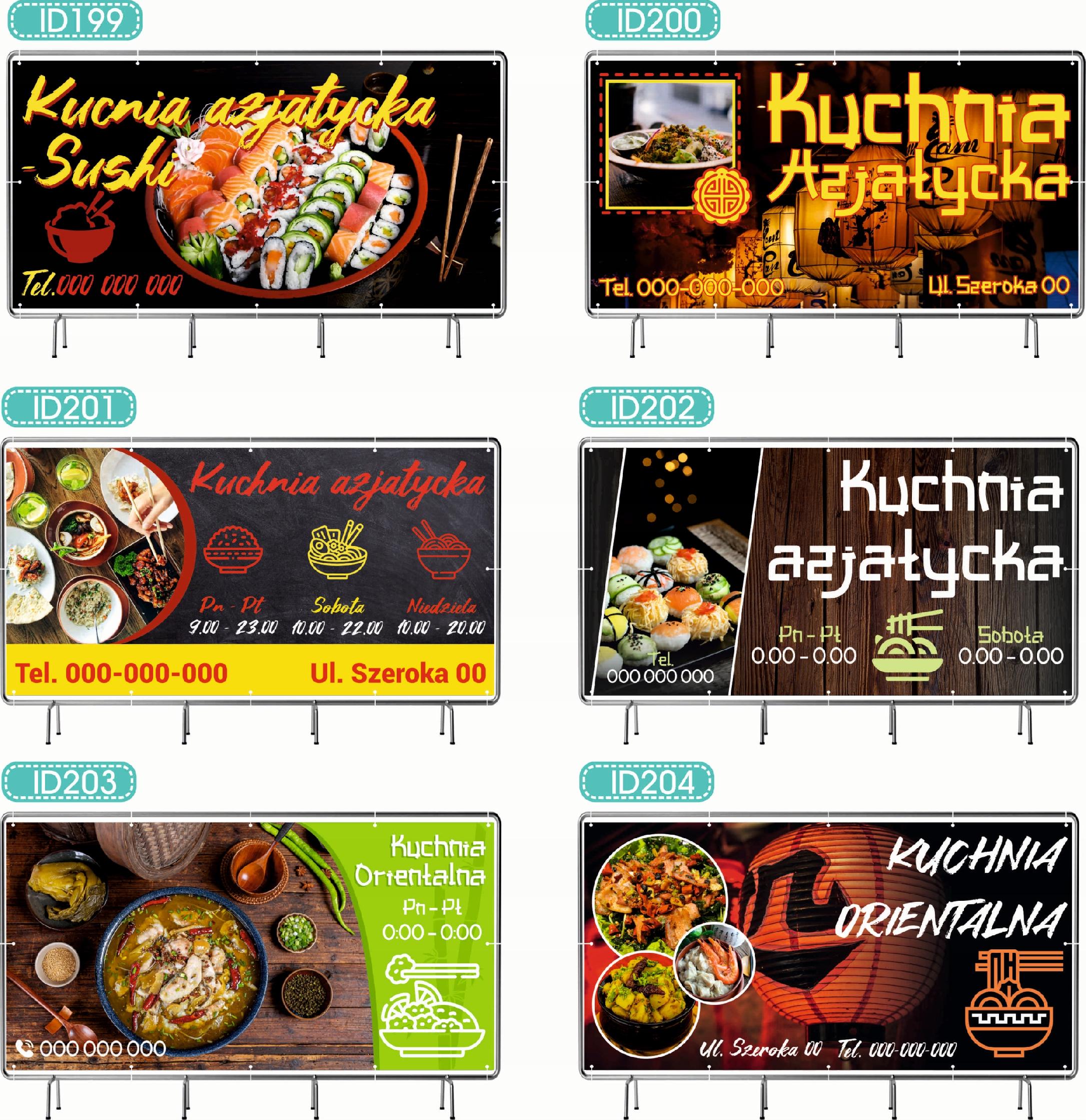 BANER REKLAMOWY 130x80cm oczkowany projekt w cenie USŁUGI KAMIENIARSKIE