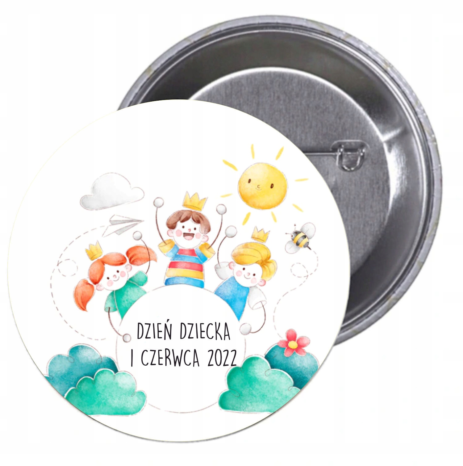 Przypinki buttony DZIEŃ DZIECKA z grafiką HIT
