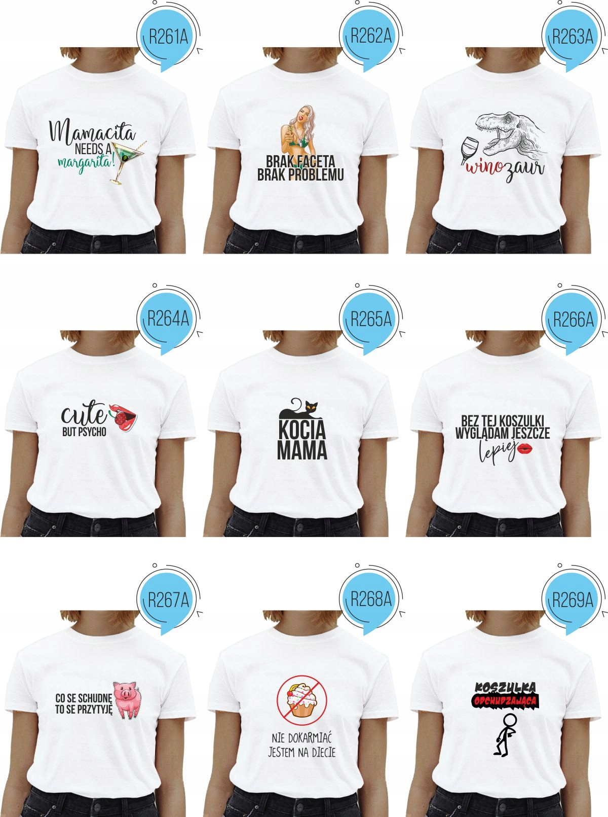 Koszulka z napisem BEZ TEJ KOSZULKI hit