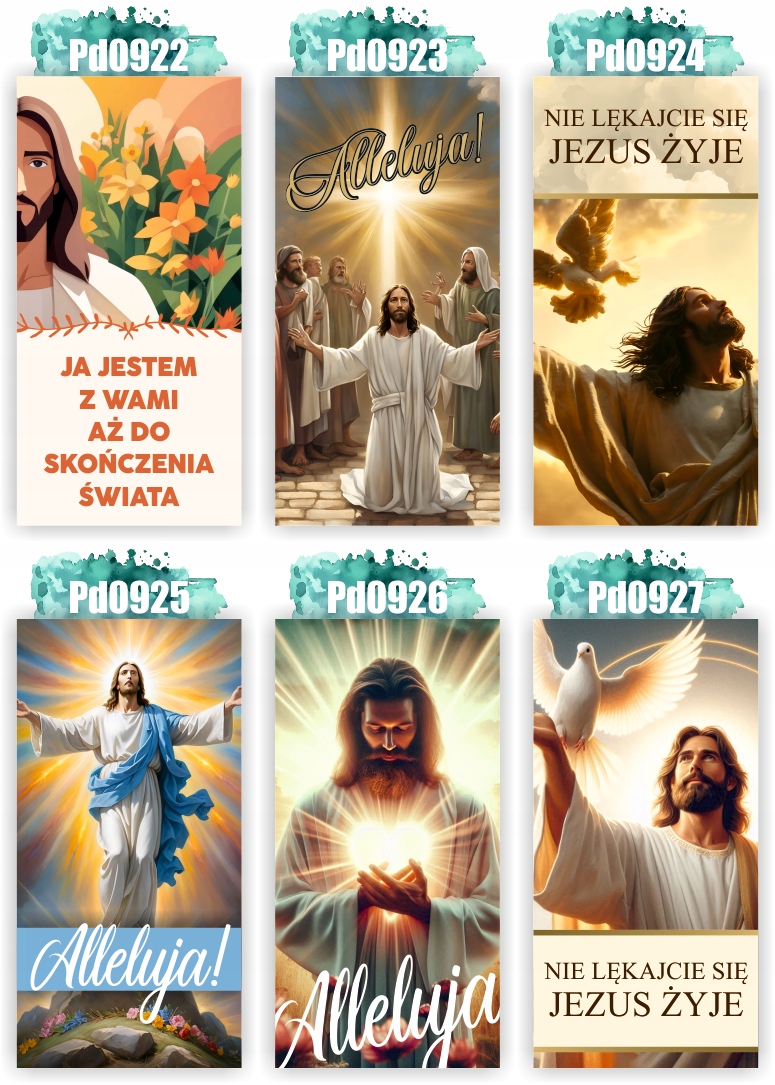 Baner religijny 120x60 cm Wielkanocna Radość z Motywem Zmartwychwstania