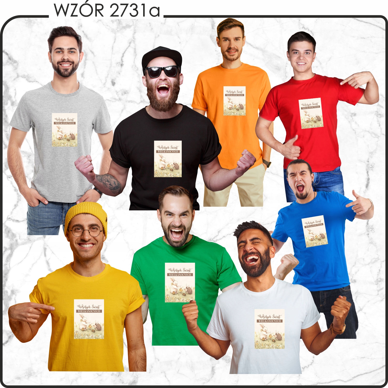 Koszulka z nadrukiem PREZENT WESOŁYCH ŚWIĄT