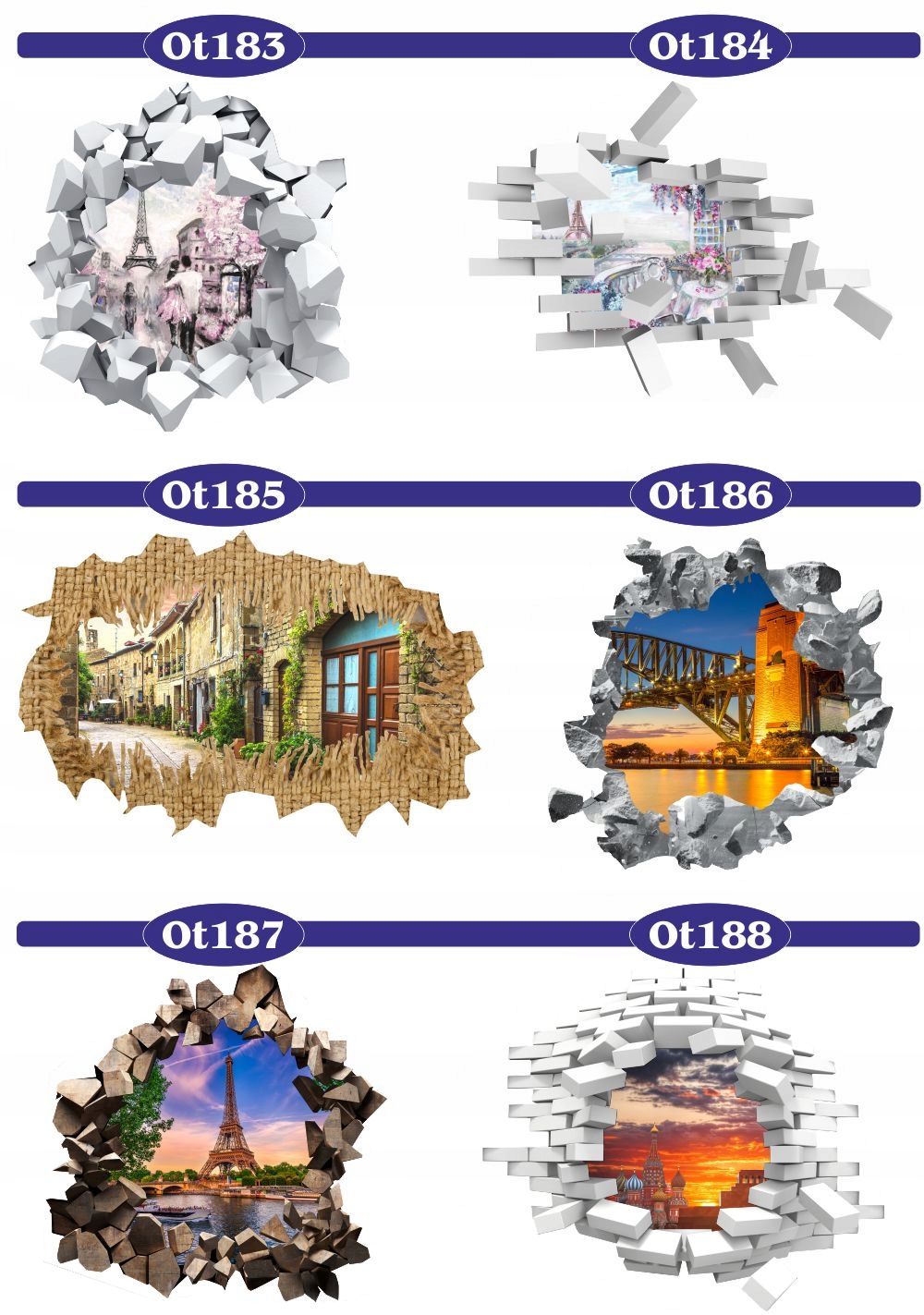 Naklejka samoprzylepna efekt 3D Statua Wolności