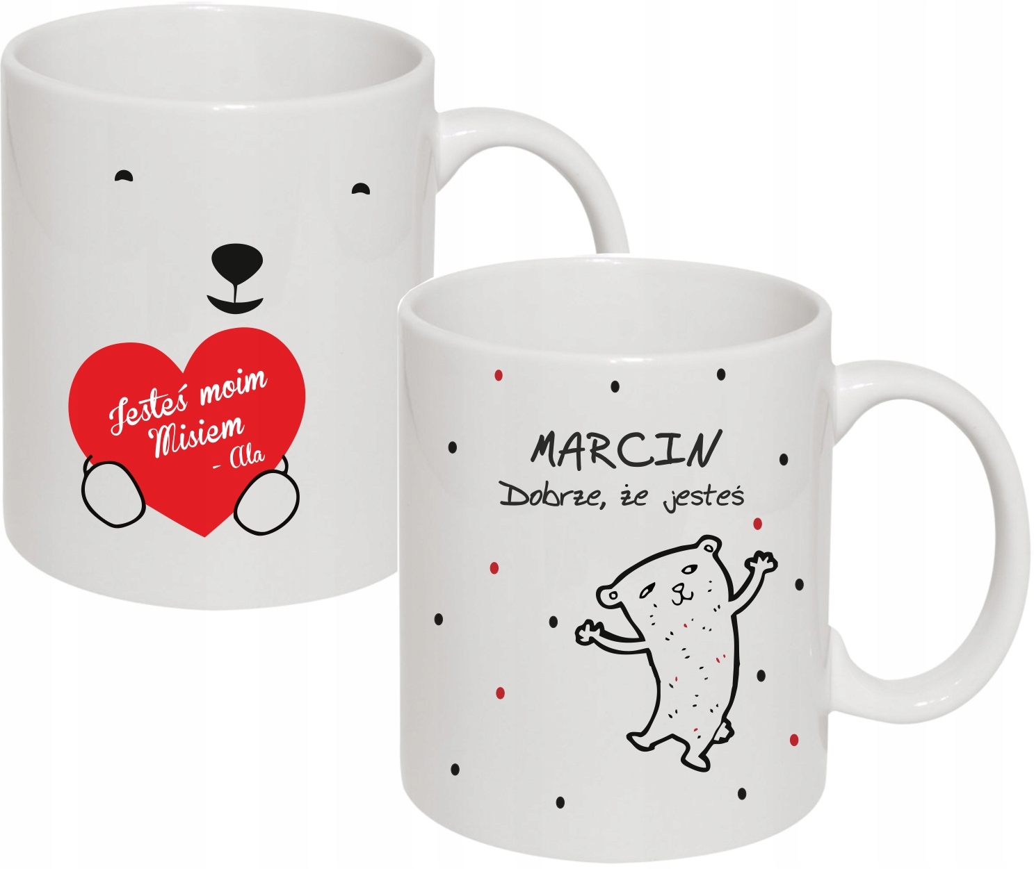 KUBEK WALENTYNKI dla dziewczyny HIT kubki dla par