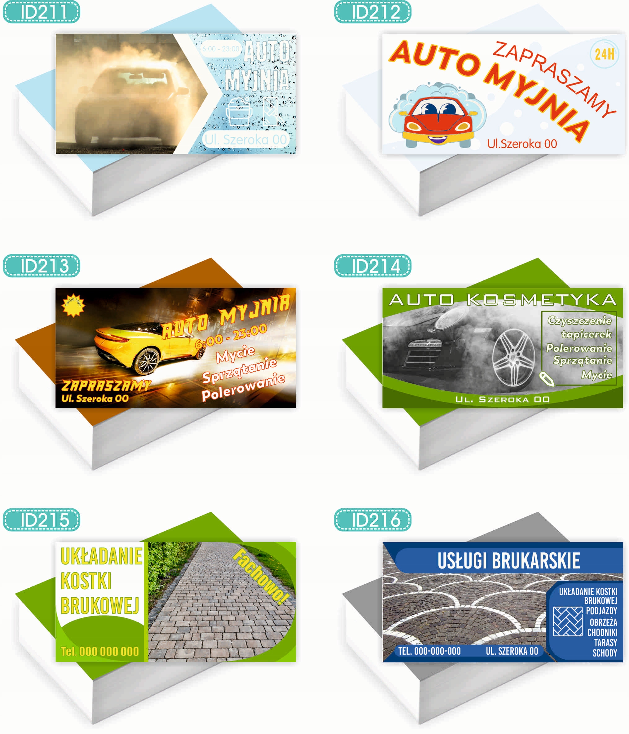 Wizytówki firmowe 200 szt WIELE WZORÓW do wyboru SPRZEDAM NIERUCHOMOŚĆ