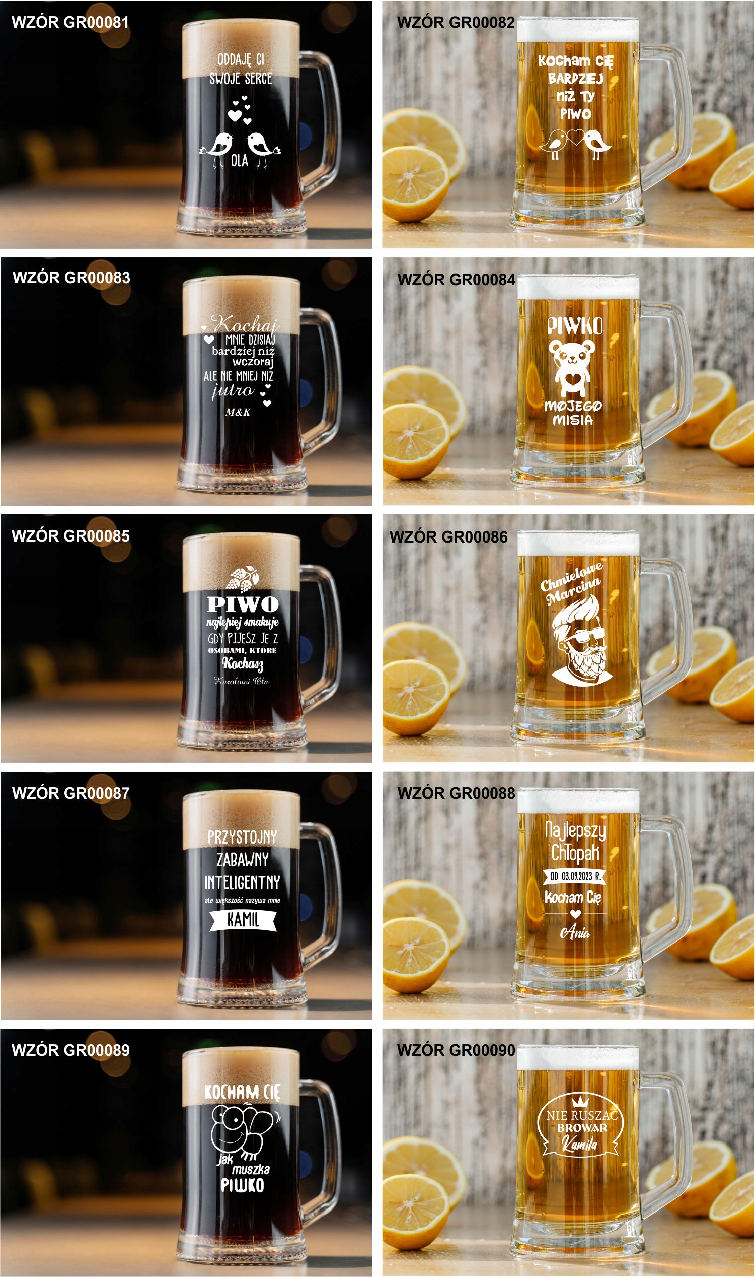 Kufel do Piwa Z GRAWEREM PREZENT dla DZIADKA