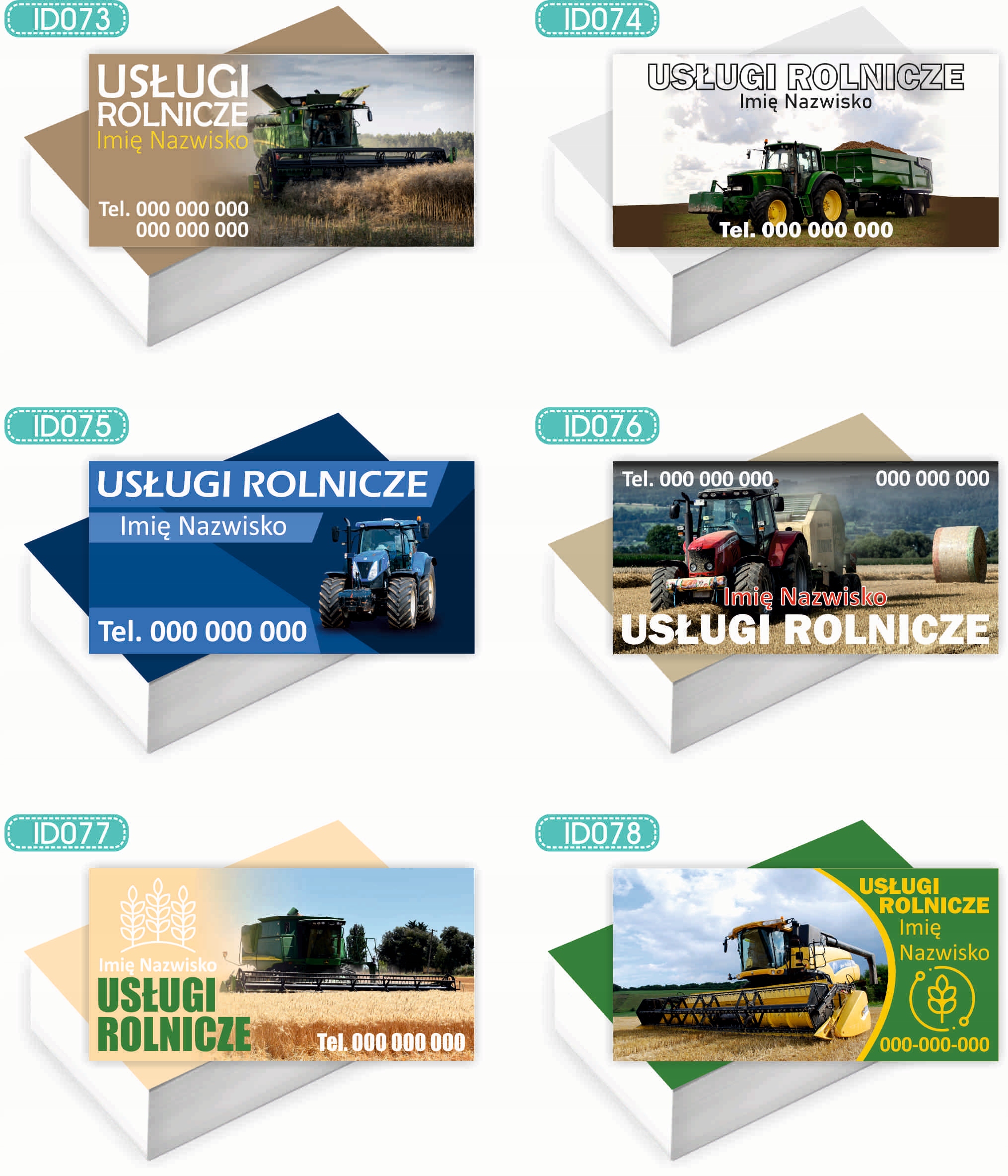 Wizytówki firmowe Foliowane 1000szt wiele wzorów SKLEP WIELOBRANŻOWY