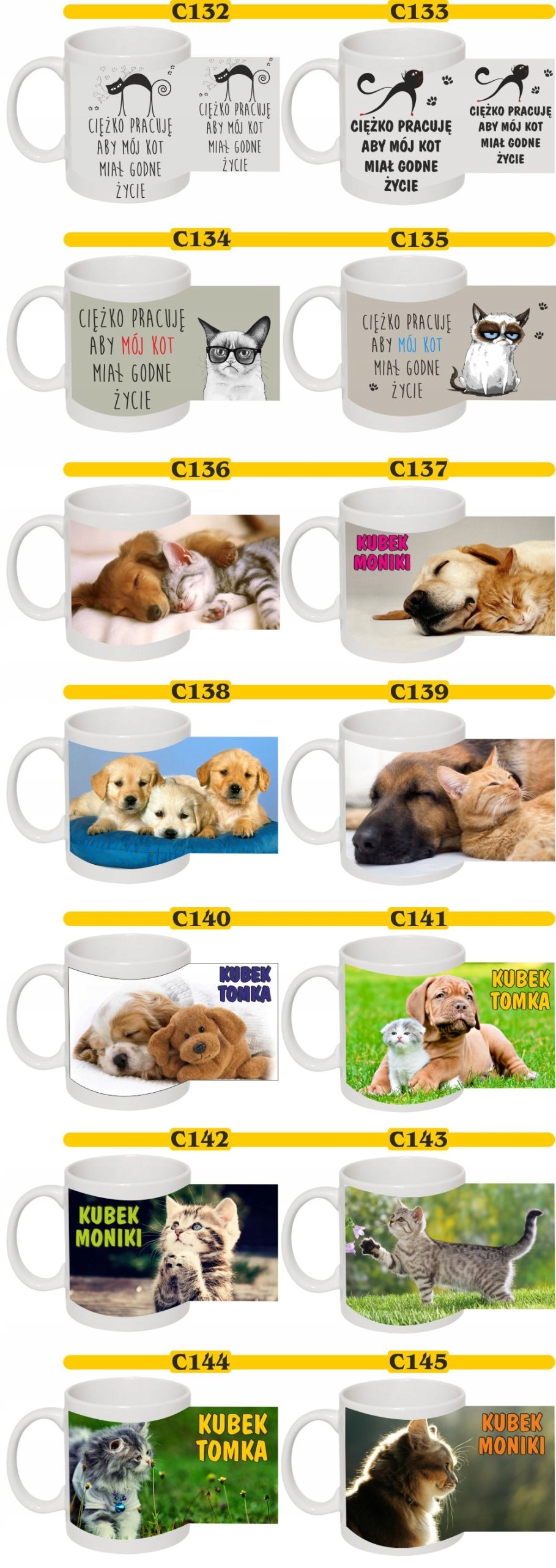 fotoKUBEK koty psy prezent gwiazdkowy dla synka