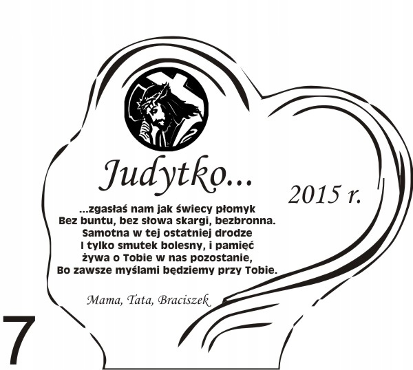 STATUETKA PODSTAWKA POD ZNICZ na grób + grawer XL