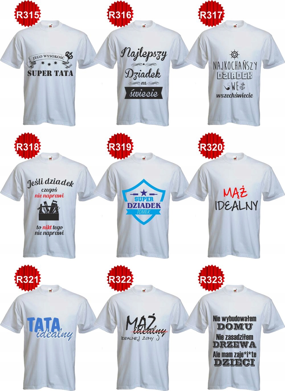 KOSZULKA T-SHIRT rybaka na ryby z imieniem wędkarz