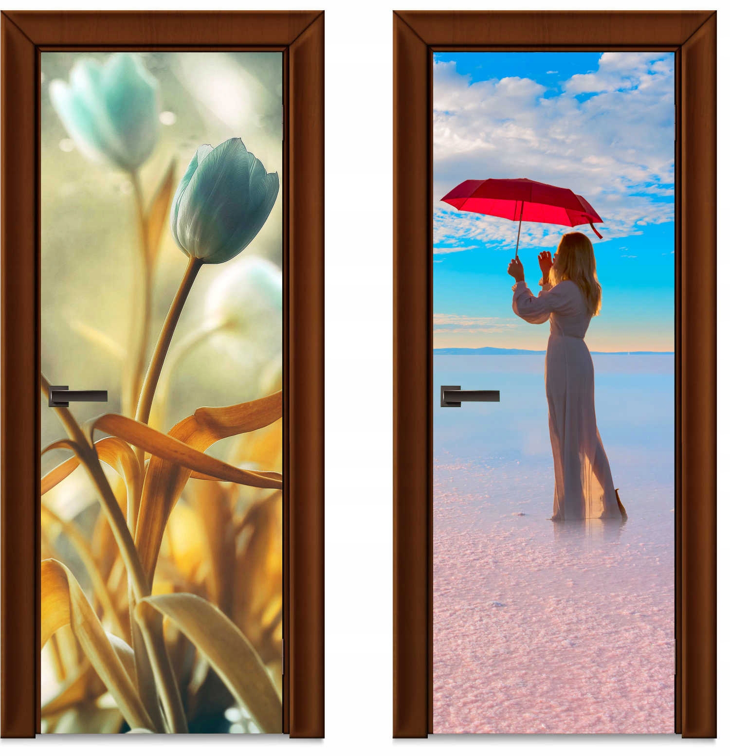 Naklejka samoprzylepna Okleina na Drzwi Szafę 3D