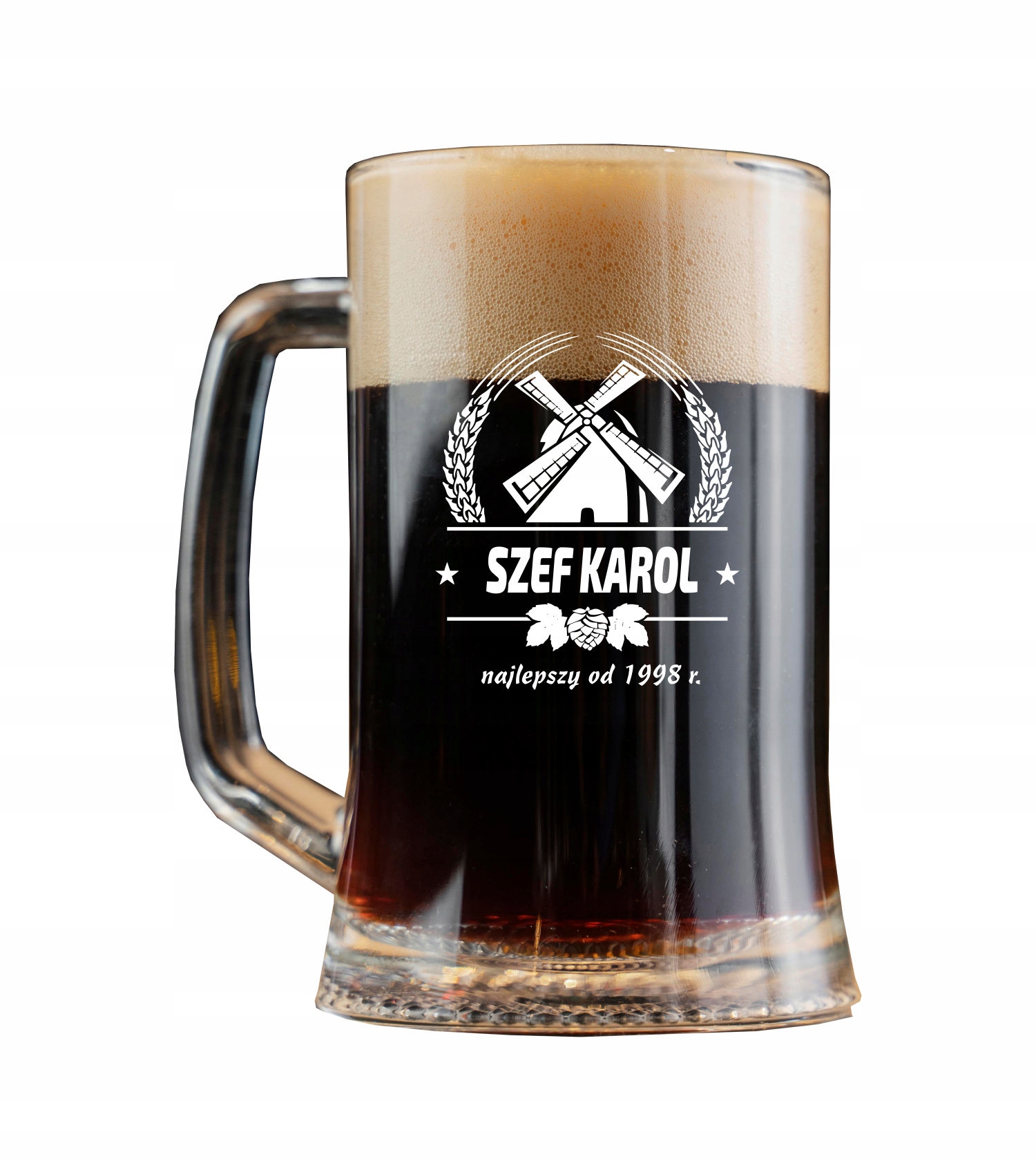 Kufel do Piwa Z WŁASNYM GRAWEREM PREZENT super HIT