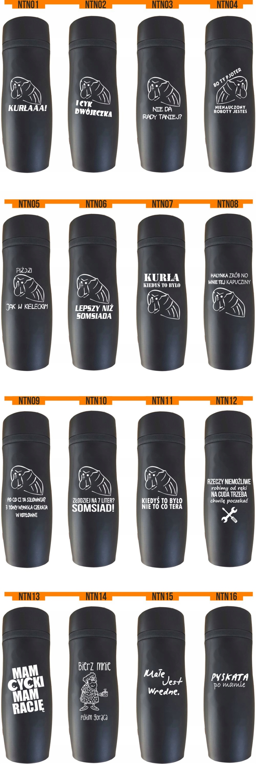 Kubek termiczny Twój grawer Janusz Nosacz Kurła