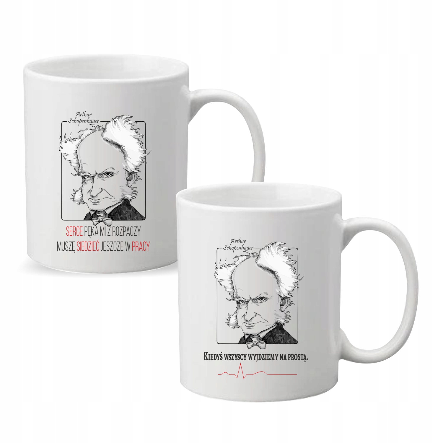 Kubek z nadrukiem PREZENT ARTHUR SCHOPENHAUER
