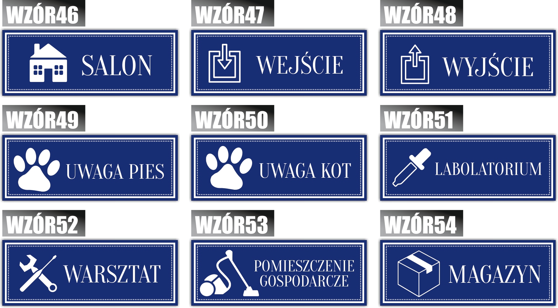 Tabliczka nierdzewana grawer PARKING