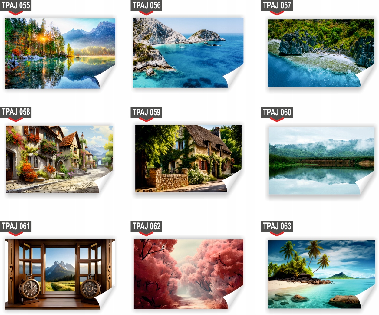 Fototapeta PREMIUM STRUKTURA ZMYWALANA panorama krajobraz lasu tropikalnego