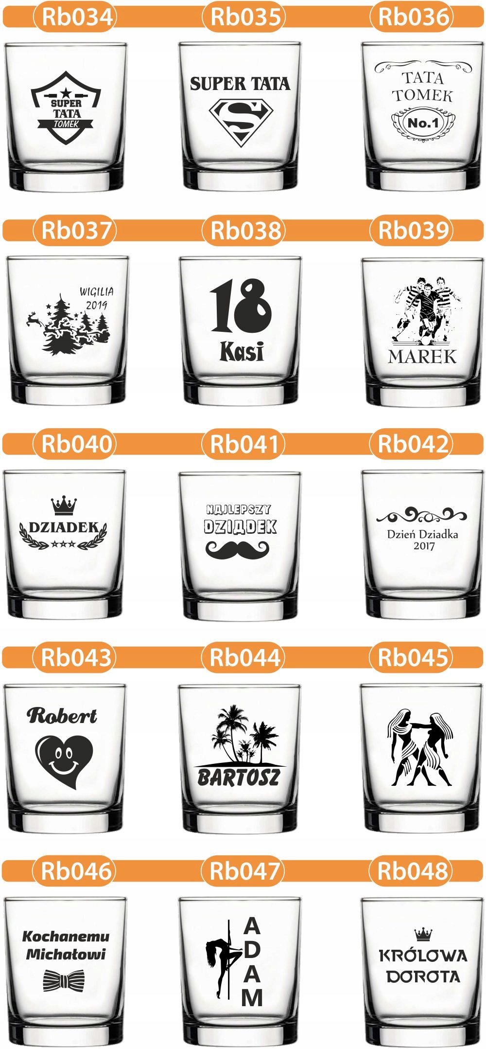 KARAFKA z grawerem + 6 szklanek PREZENT URODZINY